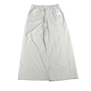 LULULEMON Stretch Woven Wide-leg High Rise Pant in Bone (Ivory) Sz XL W5FF3S NWT